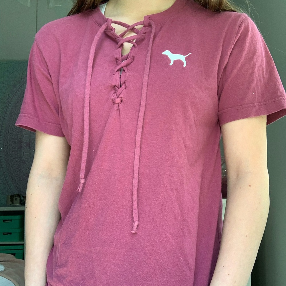 victoria secret pink oversized t shirt